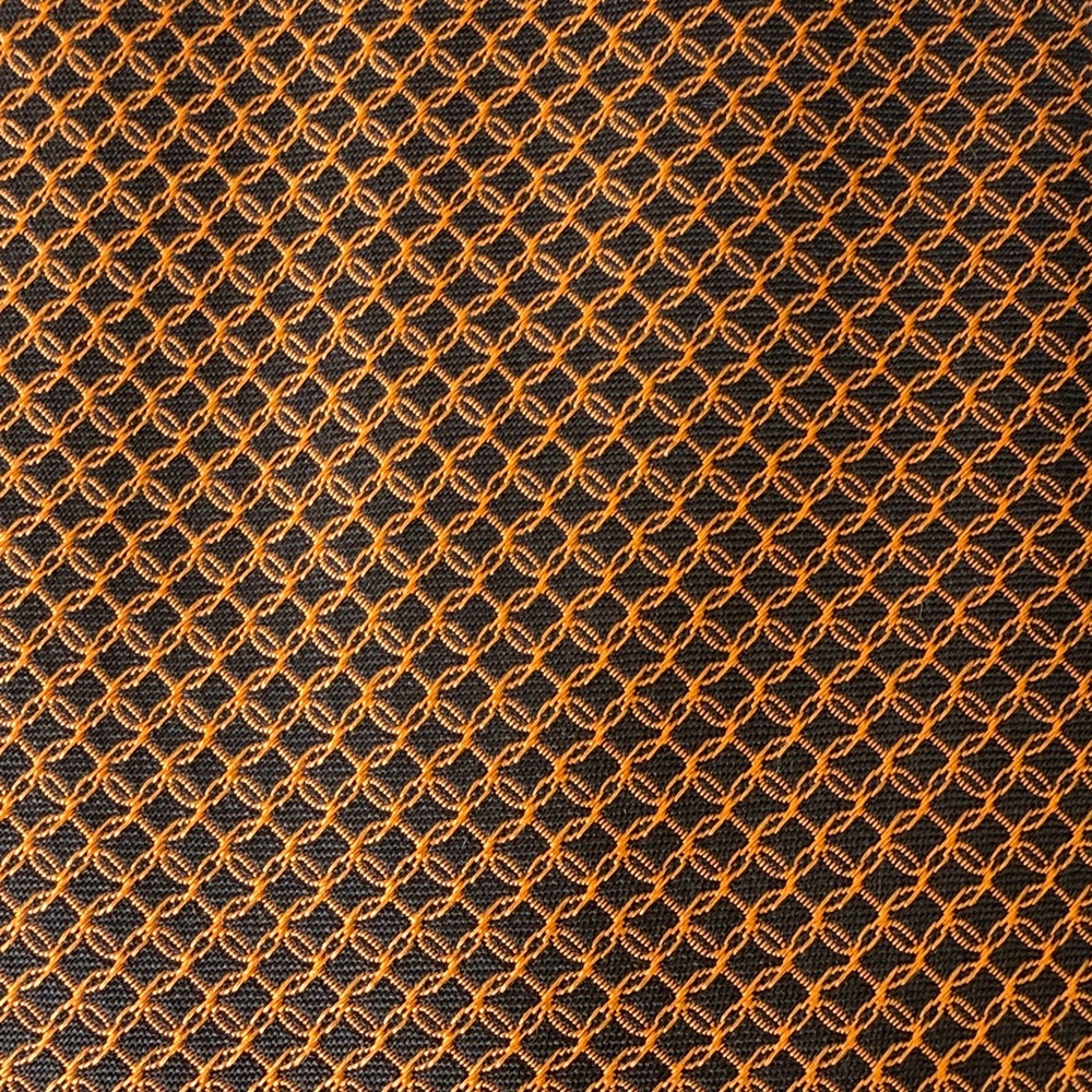 Bally Dark Brown Geometric Men's Tie
